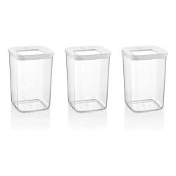 Contenedor Okey Acrilico Cuadrado 1 Lt