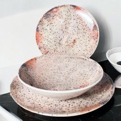 Plato Hondo Terrazzo 19cm