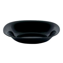 Plato Hondo Carine Negro 21cm