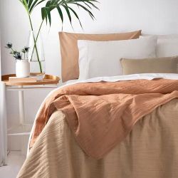 Cubrecama Quilt Liso Okey 1 1/2 Plazas