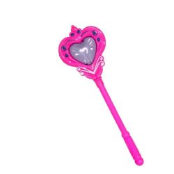 Varita de Princesa con Luz y Sonido  Corazon