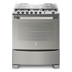 Cocina Electrolux Gas Natural Inox 76cm 76GSR
