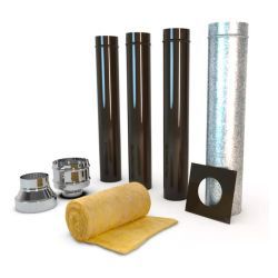 Kit de Instalacion de calefactor Ñuke 4" para techo