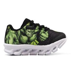Zapatilla Infantil Marvel Hulk Led Velcro cordon T27 al 34