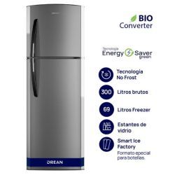 Heladera Drean NF 292 Lt Plateada  RDA300FHRT