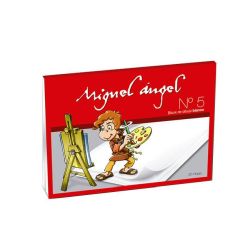 Block De Hojas MIGUEL ANGEL N° 5  20 Hojas Dibujo Blanco