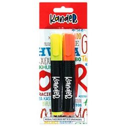 Resaltadores KANDER X 2Un Fluo