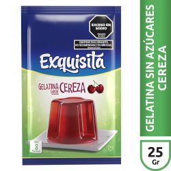PR. Gelatina Exquisita Light Cereza 25 Gr 2X1